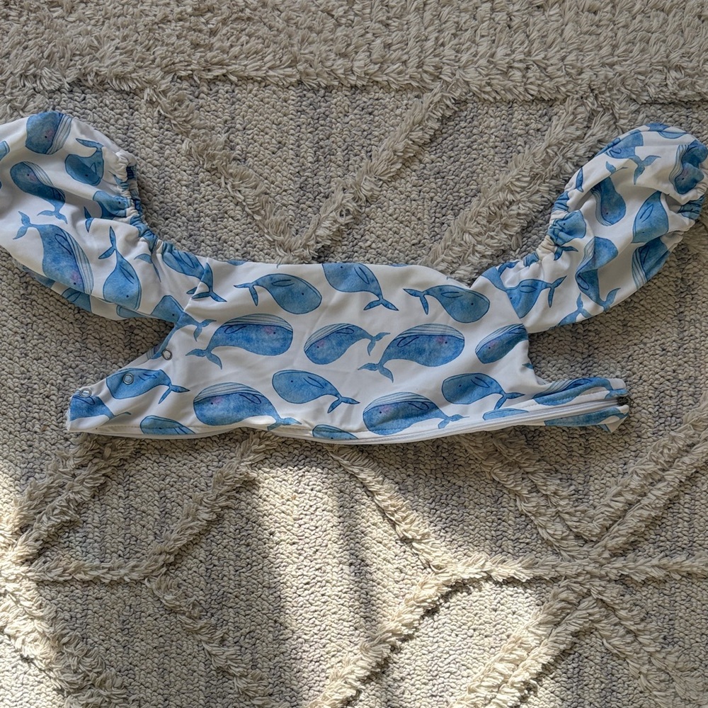 Sugarbee Whale Print Floatie Cover
